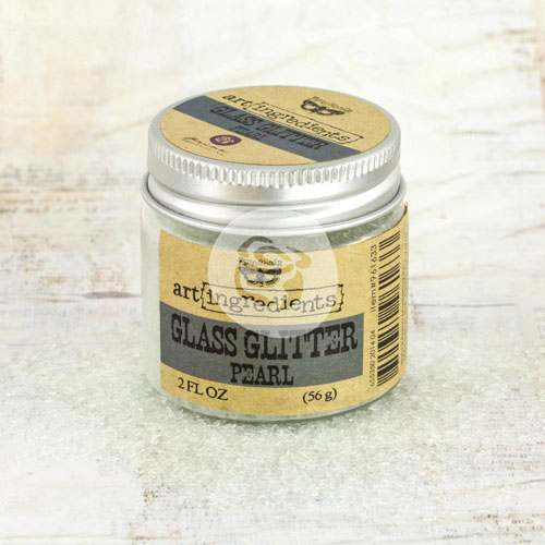 "Стеклянные" блёстки Prima "Art Ingredients" , цвет перламутровый