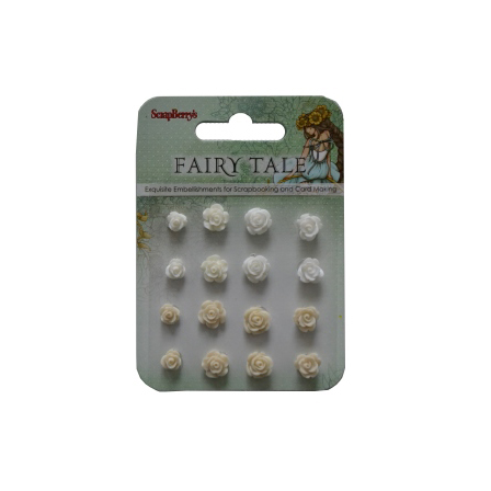 Пластиковые цветочки Scrapberrys"Сказка про Фей 3"
