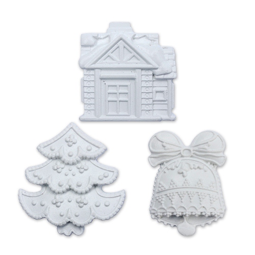 Набор объемных украшений Scrapberrys "Пряничный домик"