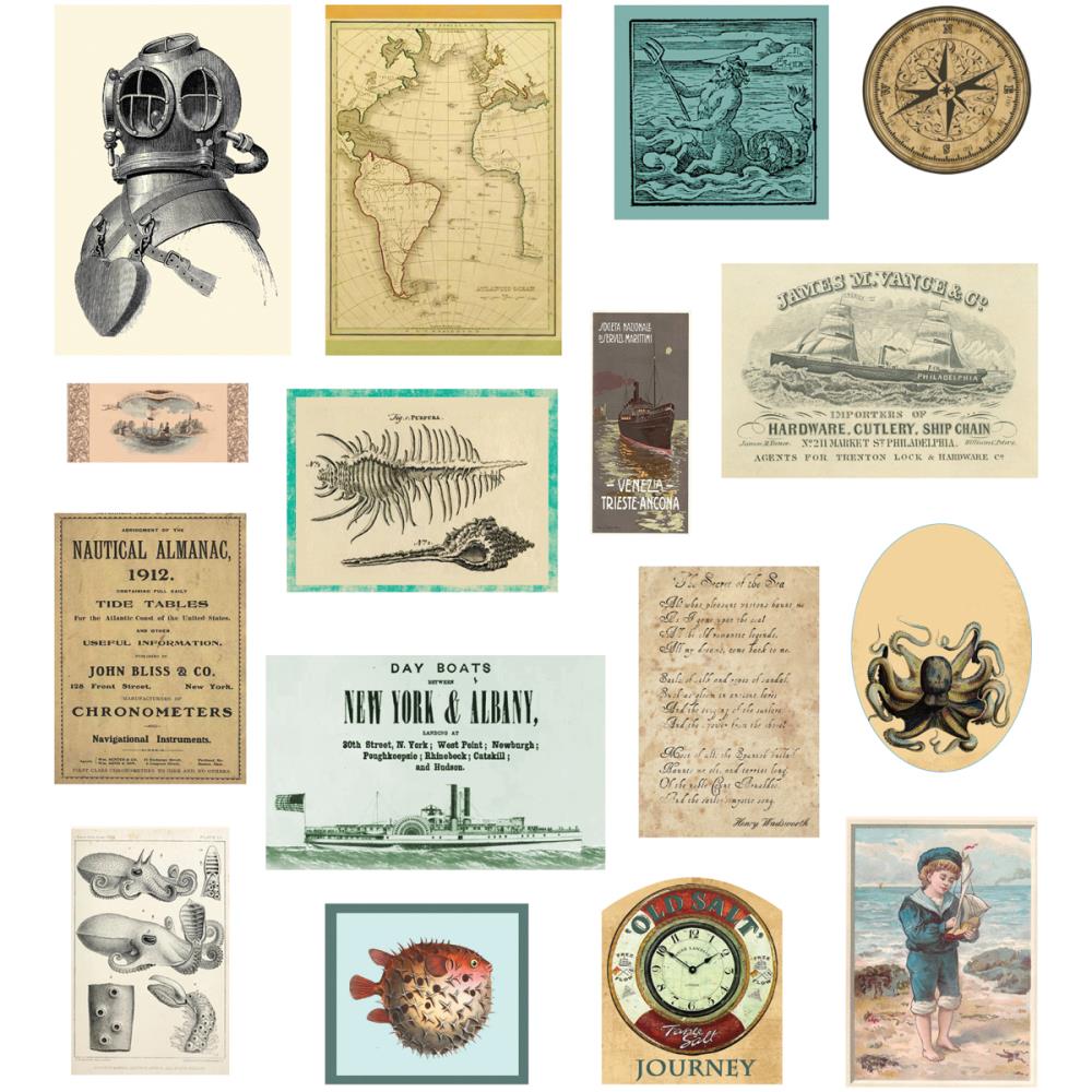 Набор картонной вырубки 7 Gypsies "Maritime"