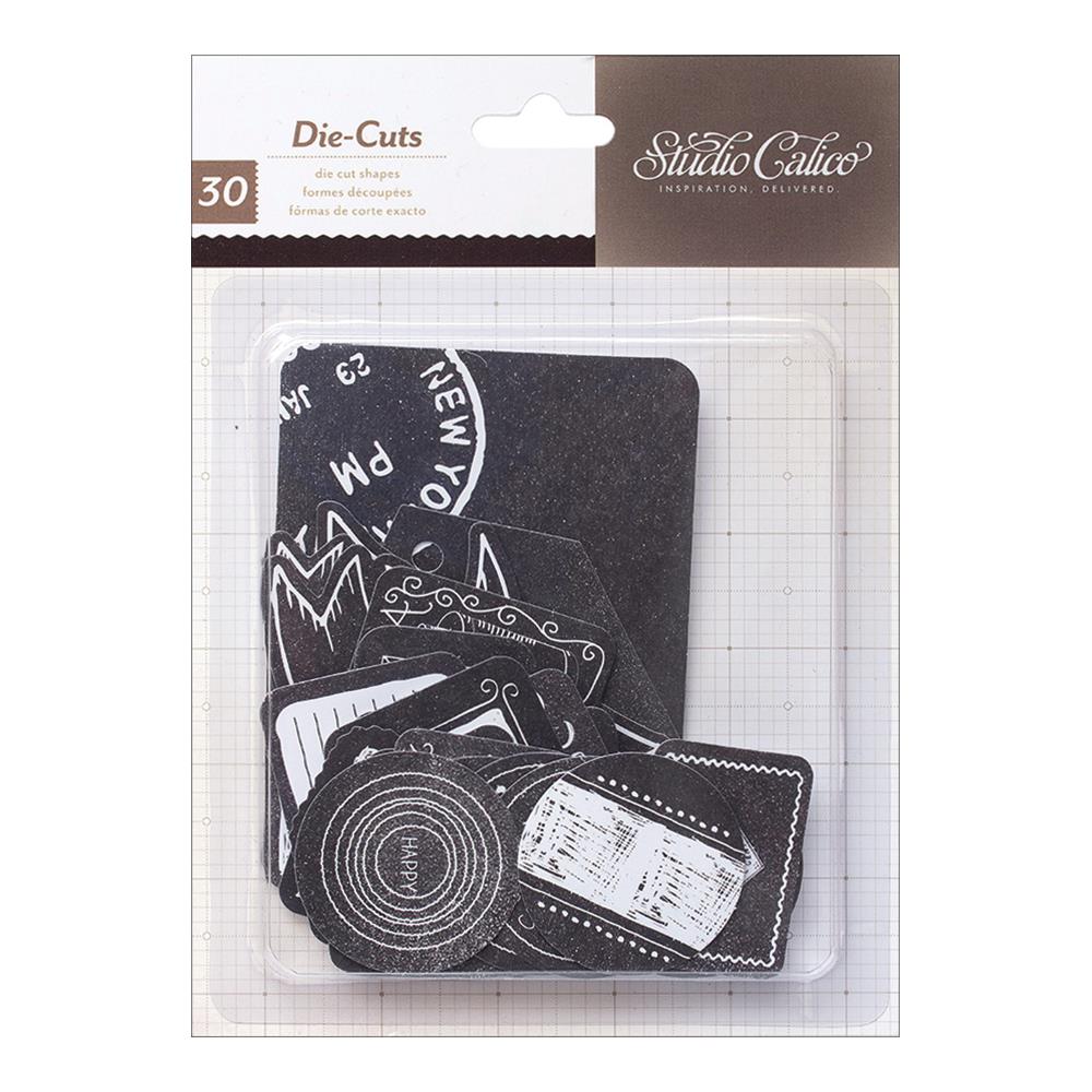 Набор вырубки из картона Studio Calico "Thataway",Chalkboard