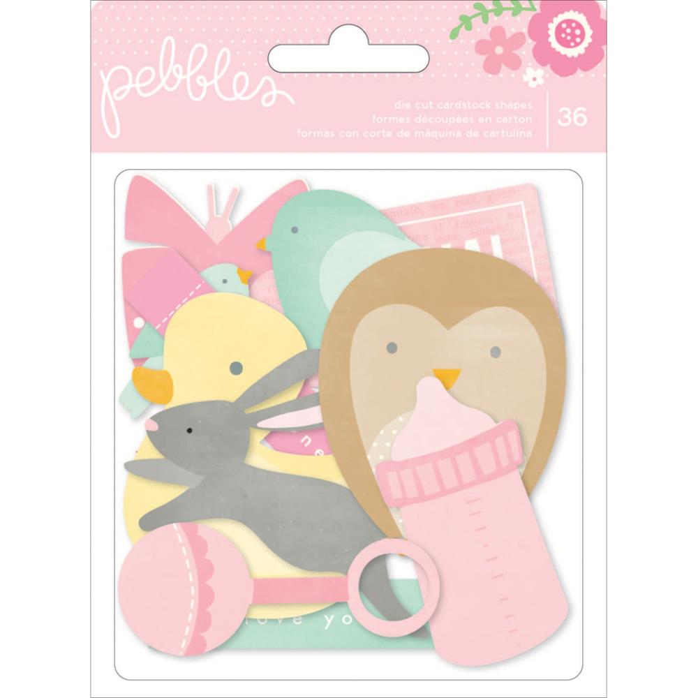 Набор вырубки из картона Pebbles "Special Delivery Girl"