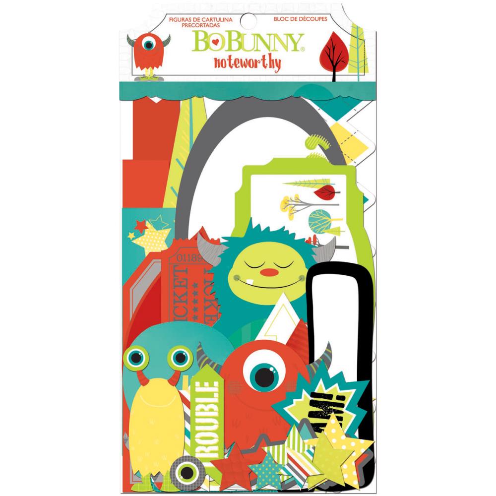 Набор вырубки из картона Bo Bunny "Our Lil' Monster"