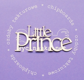 Вырубные элементы из чипборда "Надпись "Little Prince" (294)