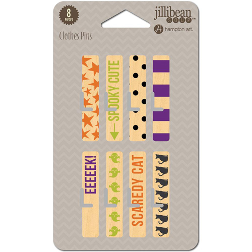 Деревянные прищепки Jillibean Soup "Halloween"