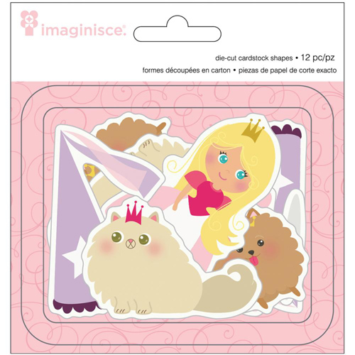 Набор вырубки из картона Imaginisce "Little Princess"