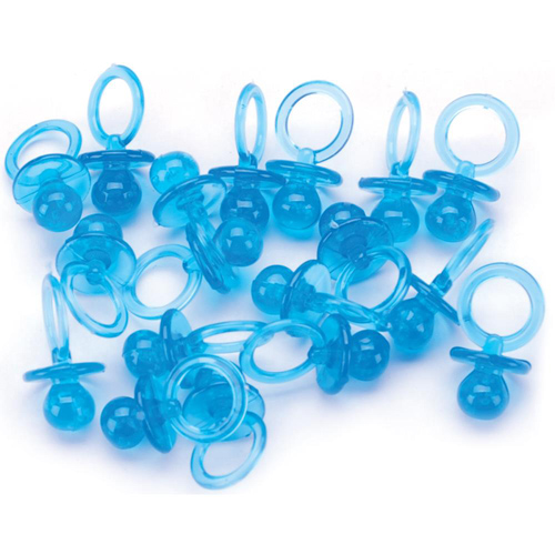 Пластиковая подвеска "Соска", цвет голубой (251)