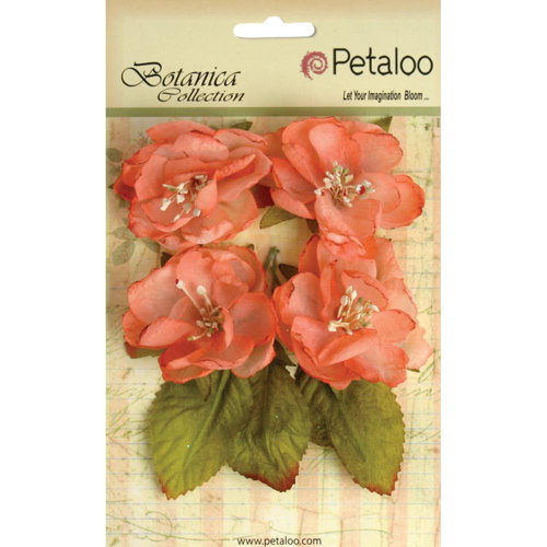 Набор цветов Petaloo "Botanica Blooms",коралловый