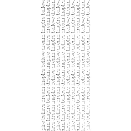 Штамп Kaisercraft "Texture", Inspire, Believe, Dream