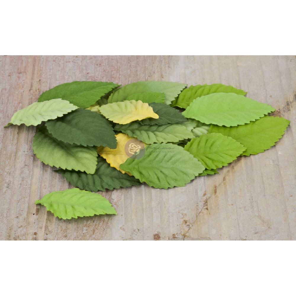 Набор бумажных листьев Prima "Florella", светло-зелёные