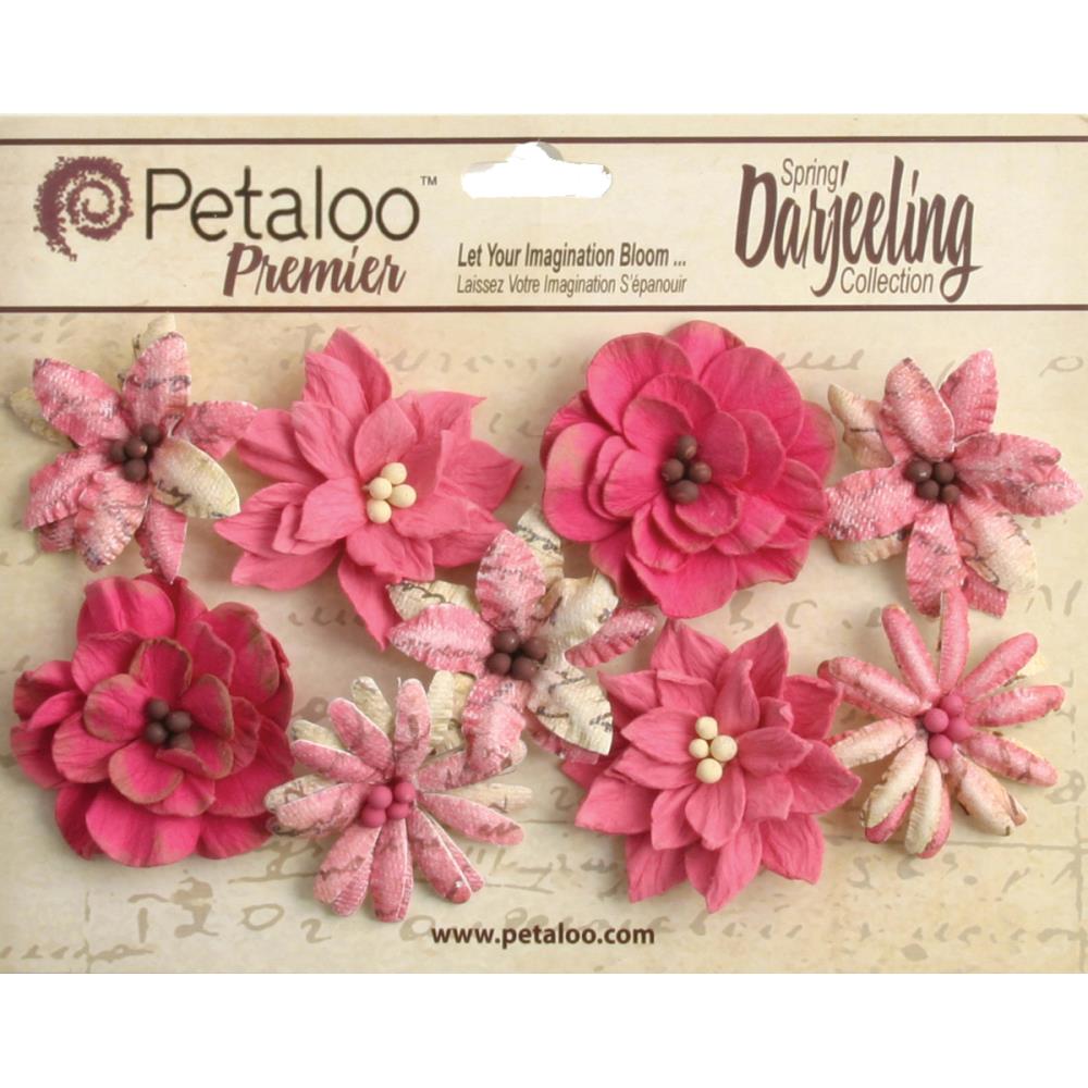 Набор цветов Petaloo "Wild Blossoms", фуксия