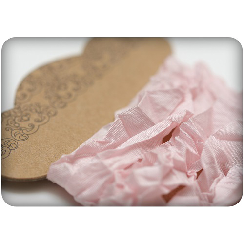 Шебби лента Scrapberrys 1 см, цвет нежно-розовый