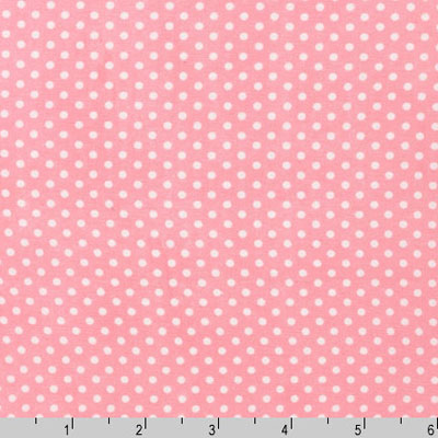 Ткань лоскутная 50 х 55 см "SPOT ON", розовый горох