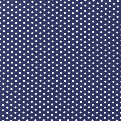 Ткань лоскутная 50 х 55 см "SPOT ON", синий горох