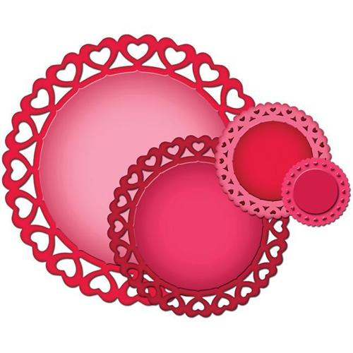 Набор ножей для вырубки Spellbinders "Heart Circles"