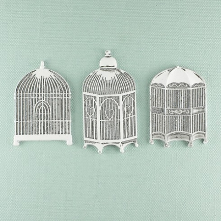 Металлическое украшение Prima "Shabby Chic", клетки