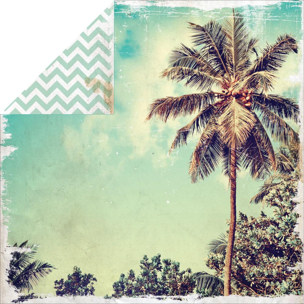 Двусторонняя бумага Kaisercraft "Paradiso" Salty Kisses (Kaiser348)