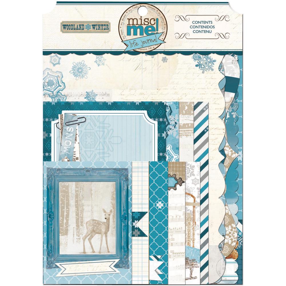 Набор листов Bo Bunny Misc Me Binder "Woodland Winter"