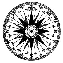 Штамп "Роза ветров"