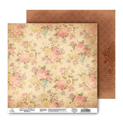 Бумага для скрапбукинга АртУзор "Наследие нашей семьи", Цветы (ART27),