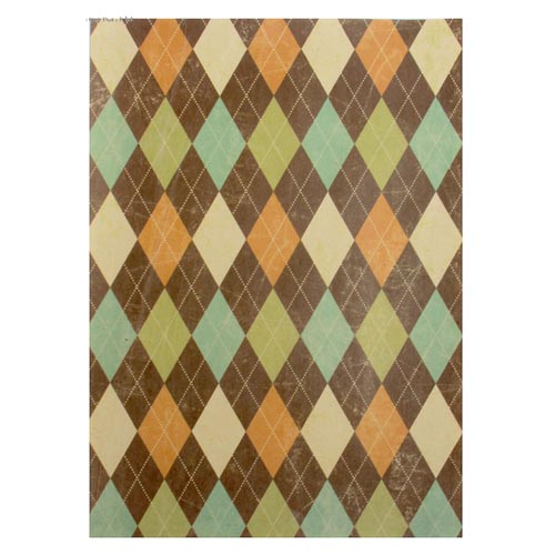 Бумага крафт А4 "Ромбы" (SL1)