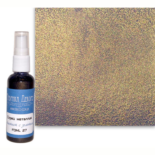 Спрей-металлик Фабрика Декору, Цвет Аметист в золоте.