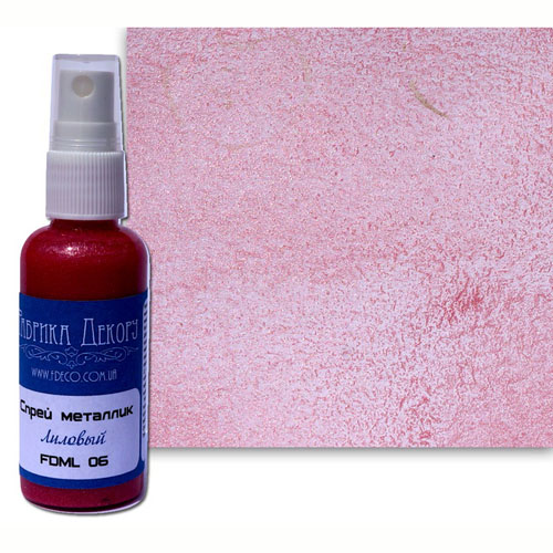 Спрей-металлик Фабрика Декору, Цвет Лиловый