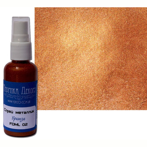 Спрей-металлик Фабрика Декору, Цвет Бронза