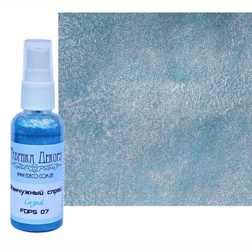 Жемчужный спрей Фабрика Декору, Цвет Сизый.
