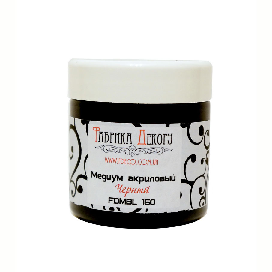 Медиум акриловый ЧЁРНЫЙ Фабрика Декору 150мл