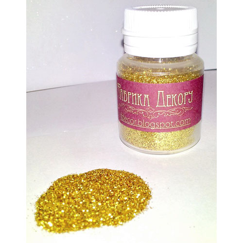 Глиттер (блёстки) Фабрика Декору , цвет золото