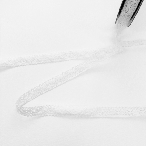 Кружево вязаное Gamma 13 мм, цвет белый