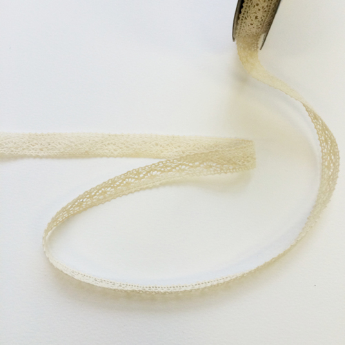 Кружево вязаное Gamma 13 мм, цвет кремовый