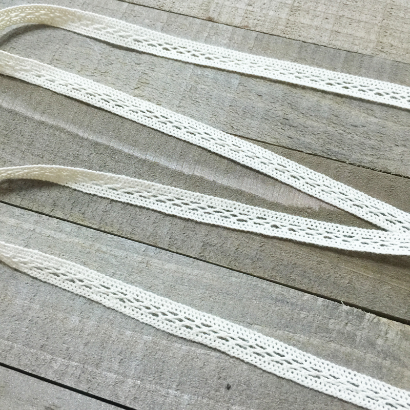Кружево вязаное Gamma 9 мм, цвет кремовый