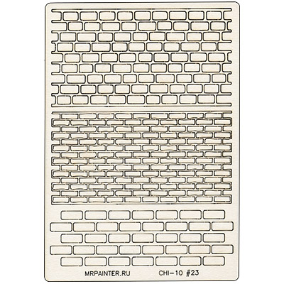 Вырубка из чипборда MrPainter "Кирпичики"