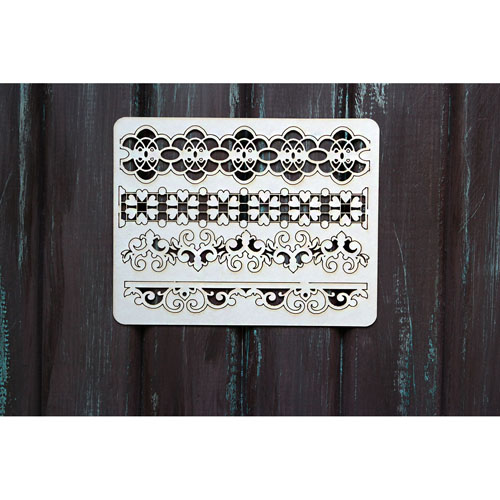 Вырубка из чипборда LAE "Бордюры"