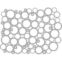 Вырубка из чипборда LAE фоновый"Круги"