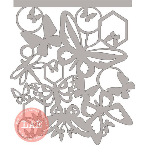 Маска для скрпабукинга LAE «Бабочки»