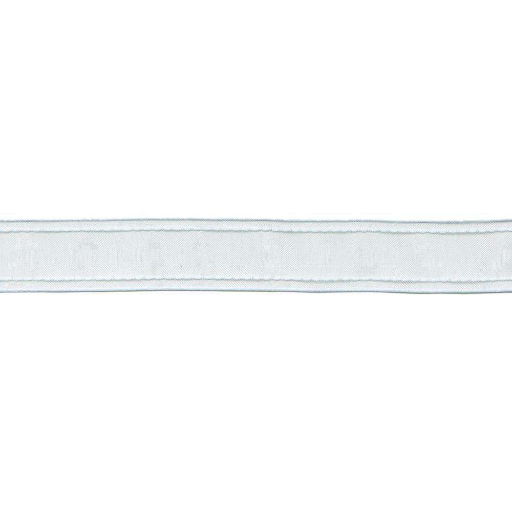 Лента May Arts прозрачная с прострочкой. Цвет голубой