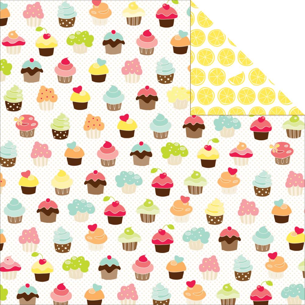 Двусторонняя бумага Echo Park "Let's Picni" Cupcakes (EP106)