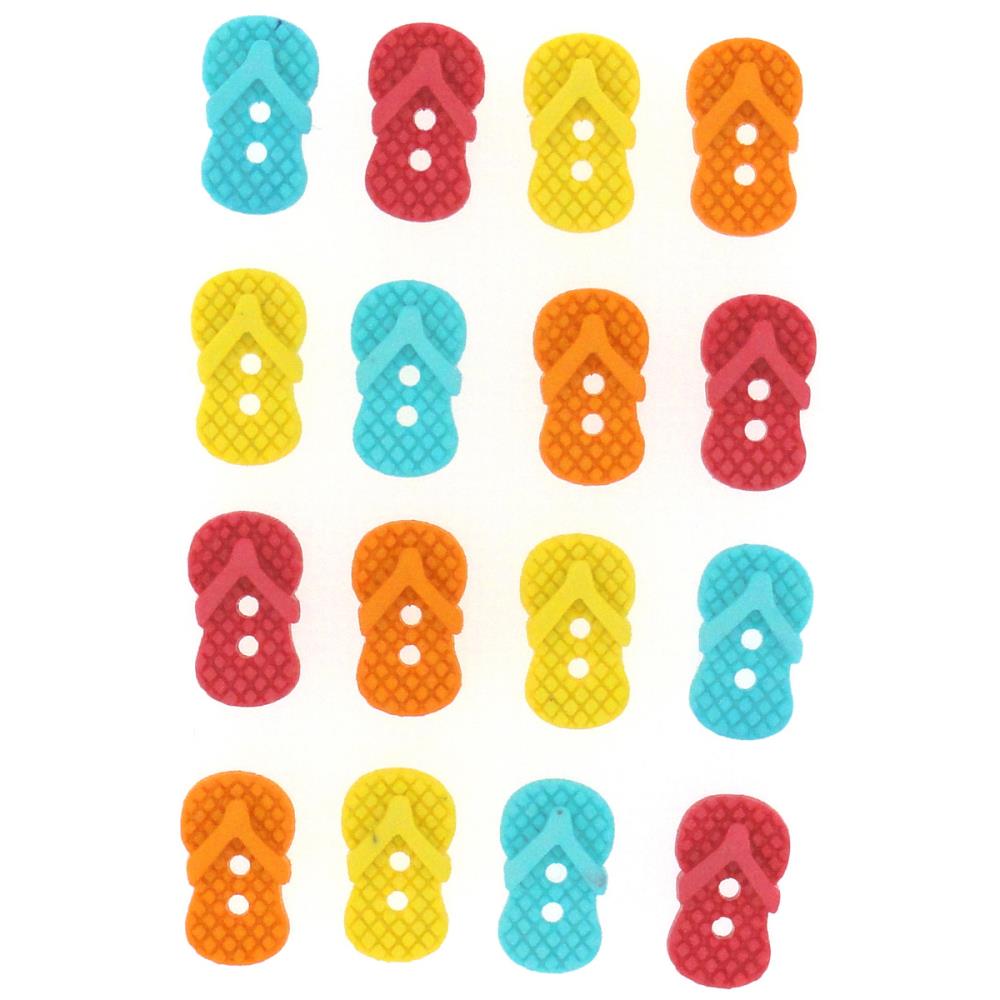 Набор пуговиц Dress It Up "Пляжные шлёпки"