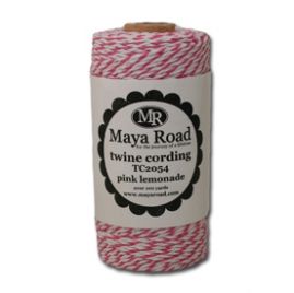 Шнур Maya Road. Цвет розовый лимонад.