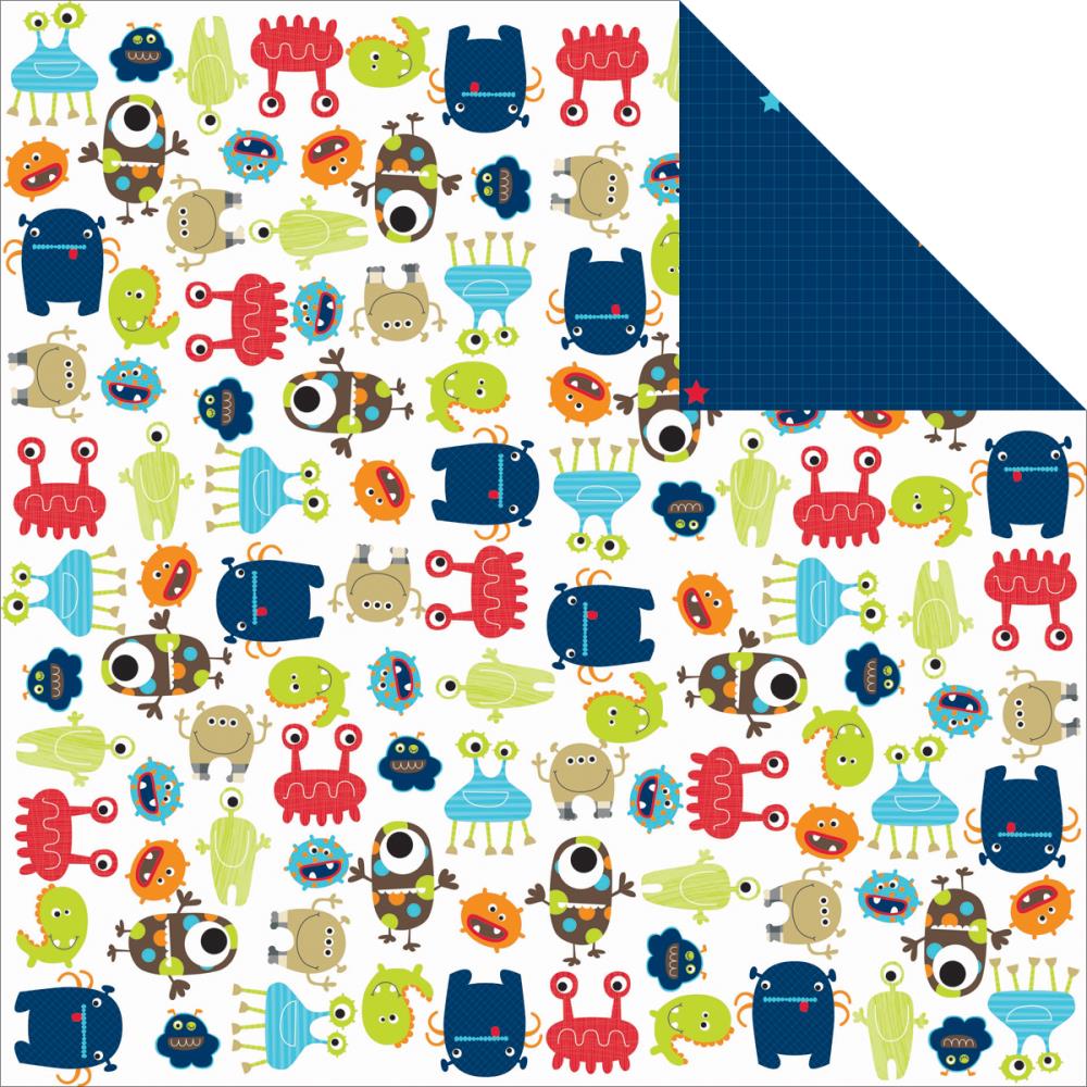 Двусторонняя бумага Kaisercraft "Blast Off!", Orbit (Kaiser253)