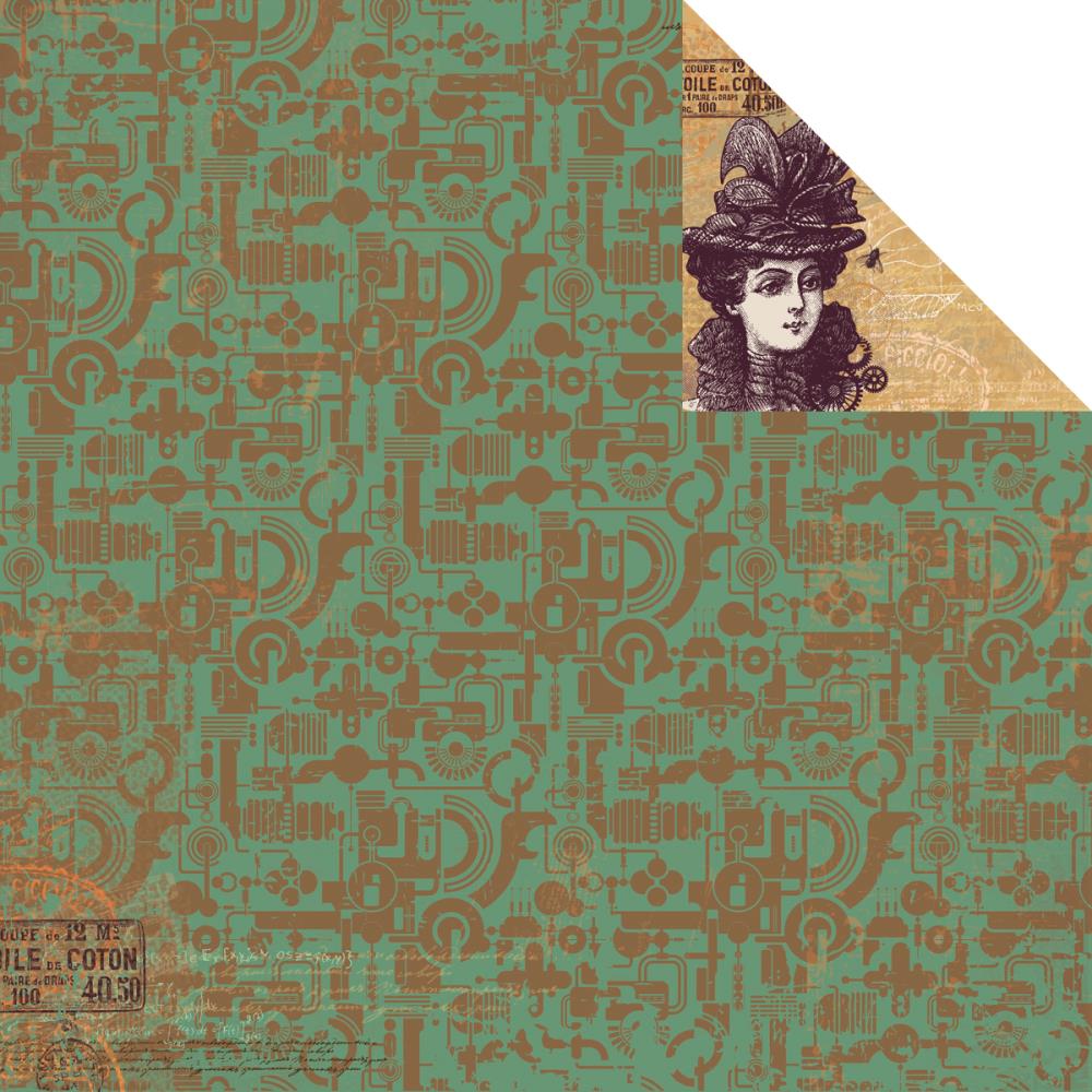 Двусторонняя бумага Kaisercraft "Miss Empire", Influence (Kaiser258)