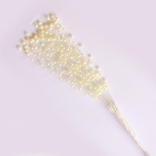 Побеги с жемчужинками Scrapberrys, цвет кремовый