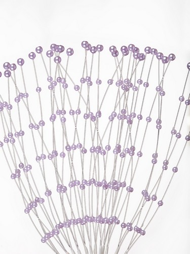 Побеги с жемчужинками Scrapberrys, цвет сиреневый