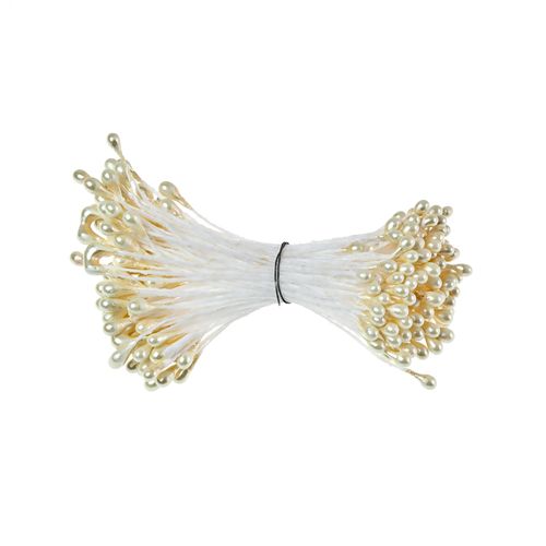 Тычинки КРЕМОВЫЕ, 144 штуки