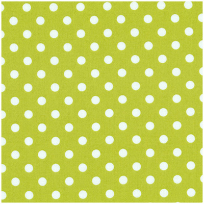 Ткань лоскутная 50 х 55 см "4517",салатовый горох