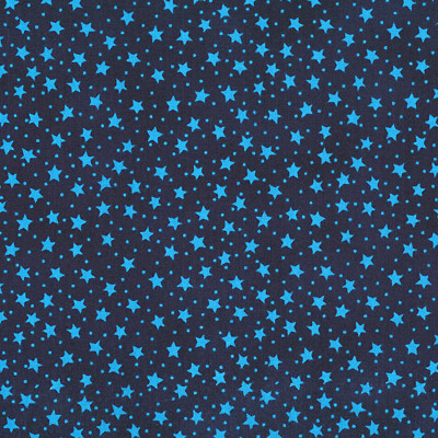 Ткань лоскутная 50 х 55 см "4492",звёздочки на синем