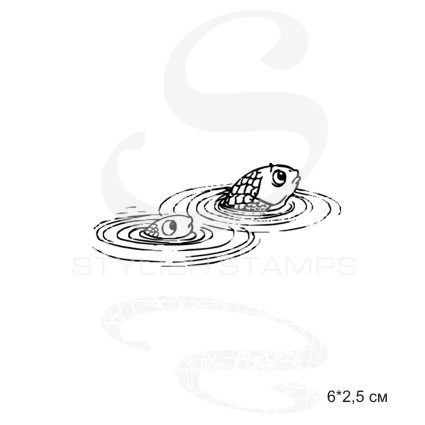 Штамп Stylish Stamps "Рыбки"